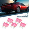Cars Boat Truck SUV Motorcycle Pink 25pcs Blade Style Fuses 4A