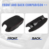 Honda HR-V (2016-2021) Black / Red Microfiber Leather Armrest Cover Pad