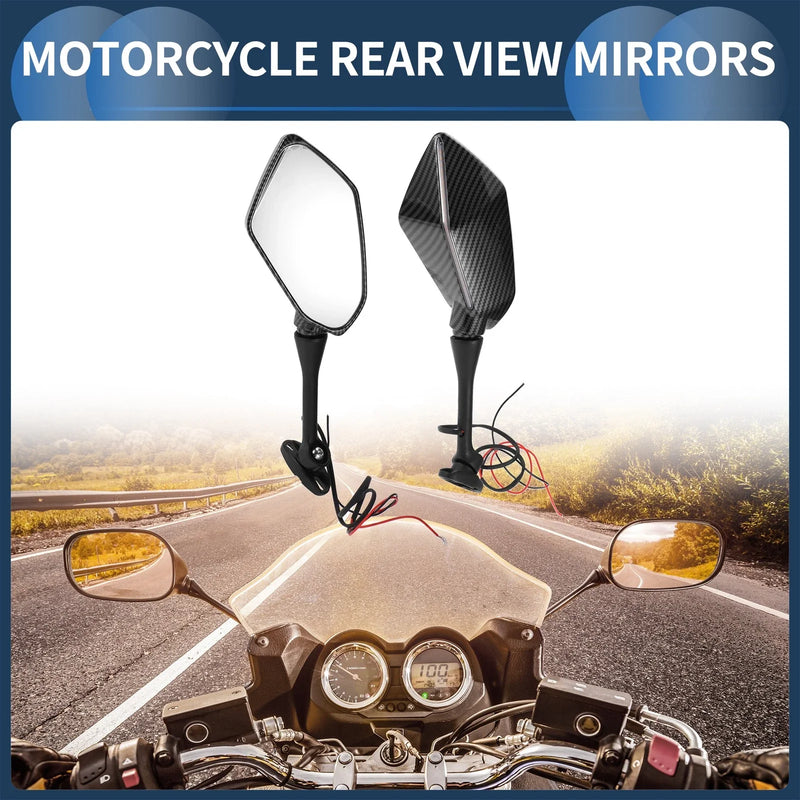 Suzuki GSX-R600 GSX-R750 2003-2017 Aluminum Rear View Mirrors