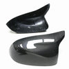 BMW F95 F96 F97 F98 X3M X4M X5M Black Carbon Fiber Mirror Covers (2019-2023)