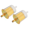 Car & Motorcycle 2 x 5/16" 8mm Fuel Filter (Compatible with Various Models)