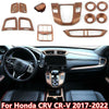 Honda CR-V 12X Peach Wood Grain Car Interior Cover Trim (2017–2022)