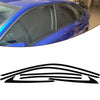 Honda Civic Sedan 2 x Window Chrome Delete Cover Decal (2022–2023)