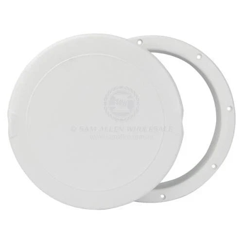 Jim Black Access Locker Hatch Round Removable Lid Polar White 254mm