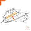 Honda Civic Chrome Outer Door Weatherstrip Seal (1992-1995)