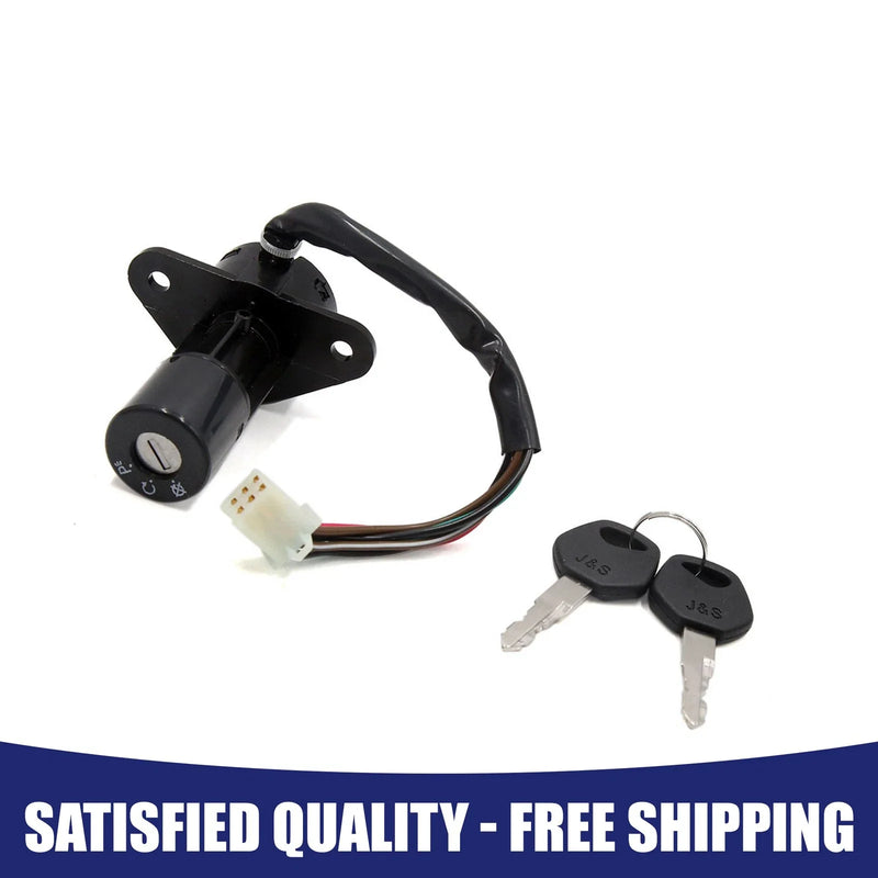 Suzuki GS125 6 Wire Ignition Switch Lock w/ 2 Keys