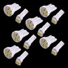 Car Instrument Cluster Dash Lights 40Pc T5 T10 White LED Bulbs