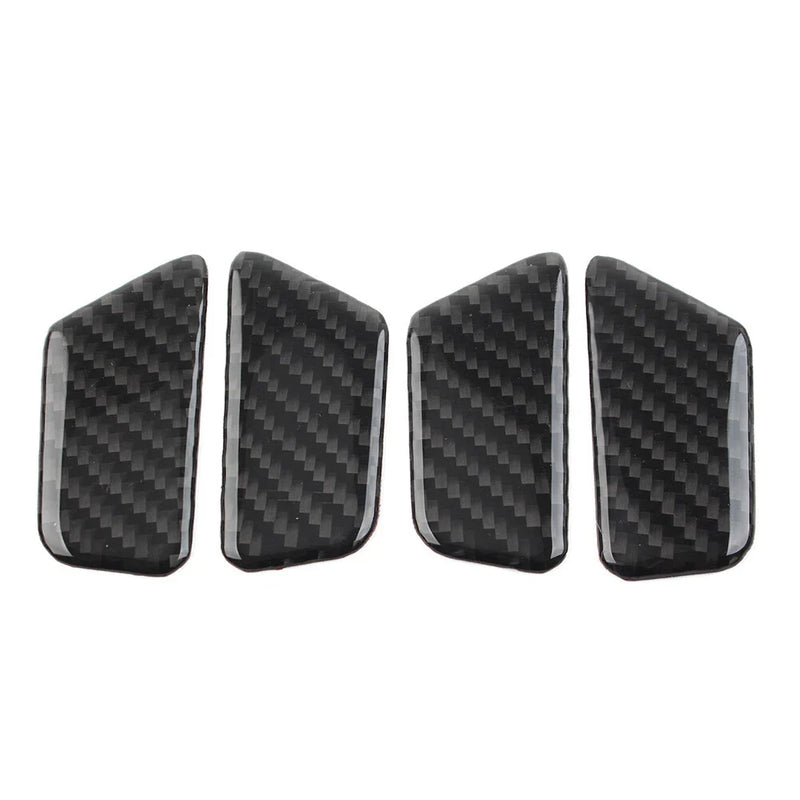 Chevrolet Equinox Black 4 x Inner Door Bowl Cover Trim (2017-2022)