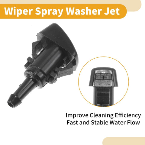 Chrysler 300 with Fluid Hose Windshield Washer Nozzle Kit