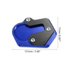 BMW Motorcycle Side Stand Support Plate Blue Kickstand Pad Extender