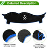 Infiniti EX25 (2013-2015) Black Blue Sticker Dash Cover Mat