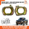 Toyota Hilux Ute Headlight Square Housing Lamp Bucket (1981-1983)
