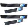 Toyota Camry 4Pc Carbon Fiber Door Sill Anti-Scratch Stickers (2018-2023)