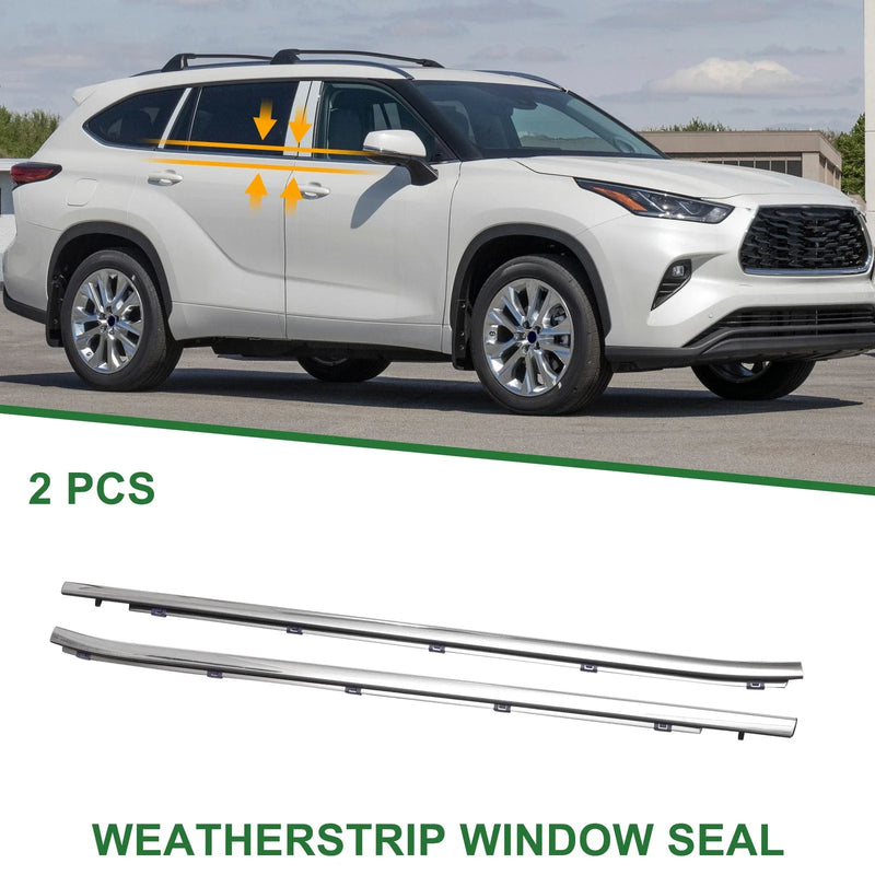Toyota 2 x Weatherstrip Window Seal Front Left & Right