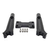 Harley Softail Dyna 8" Pullback Handlebar Risers Clamp Black (2000-2023)