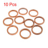Honda GY6-125 ATV 10 x Metal Motorcycle Exhaust Pipe Muffler Gaskets