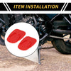 Universal Motorcycle Kickstand Pad 3.54x2.36in 2 x Motorbike Support Plate