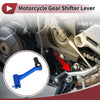 Bosuer Cheetah Blue / Black Head Folding Gear Shifter Lever