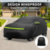 Mercedes-Benz GLC 2015-2023 with Zipper Waterproof 210D-PU Car Cover