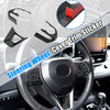 Toyota Corolla 3 x Carbon Fiber Steering Wheel Cover Trim