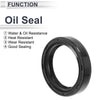 Oil Seal 28x37x7mm TC Seal Ring Nitrile Rubber Black 5 Pcs
