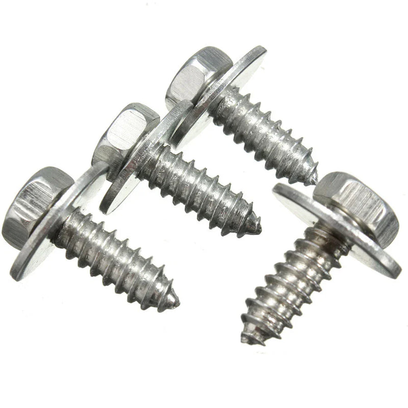 Car 40 x Engine Cover Clip Shield Guard Metal Screw Bolt Fasteners
