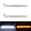 9LED White/Amber Switchback Flexible Flow Turn Signal Light