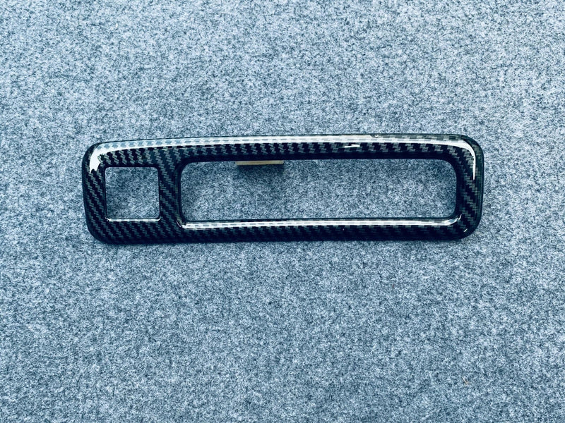 Toyota Highlander Carbon Fiber Rear Tailgate Button Cover Trim (2020-2023)