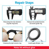 Repair 160Pcs 3.7-30mm Ceramic Fishing Rod Guide Rings
