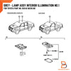 Toyota Corolla AE90 AE100 AE110 AT190 Dome Cabin Light Lamp (1987-2014)