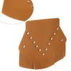 Harley Sportster Rear Fender Mud Flap Cover w/Fringe Orange (2004-2023)