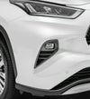 Toyota Highlander Carbon Fiber Front Fog Light Decor Cover Trim (2020-2023)