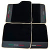 Ferrari Purosangue with Leather & Beige Trim Black Floor Mats