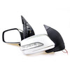 Nissan D40 Navara Pathfinder 2005-2014 Chrome Manual Door Mirrors LED