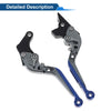 Suzuki GSXR150 (2017-2020) - Titanium Blue Adjustable Brake Clutch Levers