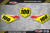 Suzuki RM 85 Custom Number Plates  SAFARI Style Stickers (2000-2016)