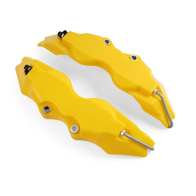 Make & Model Yellow Universal Medium 3D Style Car Auto Disc Brake Caliper Covers