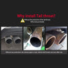 Universal Car 89mm Y Shape Double Exit Exhaust Muffler Tip