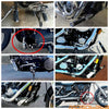 Harley Dyna Street Bob FXDB Low Rider FXDLS Front Foot Peg Mounts (91-17)