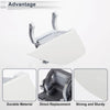 BMW 750i White Front Right Bumper Headlight Washer Nozzle Cover Cap