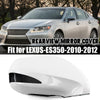 Lexus ES350 Right Passenger Side White Outer Mirror Cover (2010-2012)