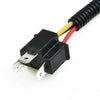 H4 9003 2 x Ceramic Headlight Bulb Socket Plug Adapter Connector