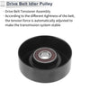 Toyota Tundra (1999-2006) Black 1 Pcs Drive Belt Idler Pulley