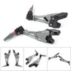 BMW S1000RR (2010-2018) Gray CNC Rear Passenger Footrest Pegs