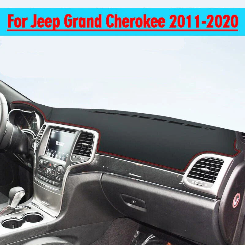 Jeep Grand Cherokee Car Leather Dashboard Cover Protector Mat (2011–2020)