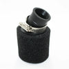 PIT Quad Dirt Bike ATV 32mm Black Angle Bent Foam Air Filter Pod