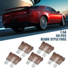 Car Boat Truck SUV Motorcycle Brown 50pcs Blade Style Fuses 7.5A Mini Size