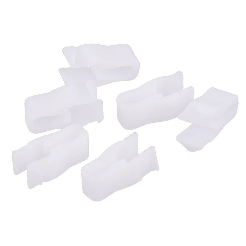 Car 50 x White Plastic Instrument Panel Mounting Rivets