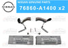 NISSAN DATSUN 510 2 x / Bulkhead Window Handle LH RH / (1967–1973)