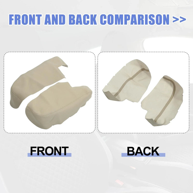 Honda Ridgeline (2006-2014) - Beige Front Door Armrest Cover Pad